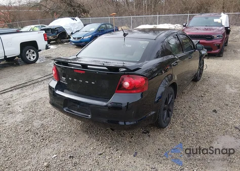 2013 Dodge Avenger Sxt из США, поврежденный, VIN 1C3CDZCB4DN711782